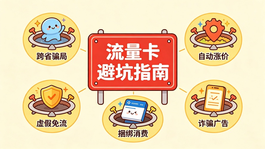 2026年流量卡避坑指南：这5种套路90%的人都踩过